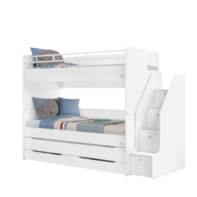 Studio Bed White (90x200 Cm) מיטה קומתיים