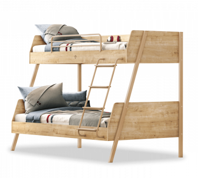 Mocha Large Bunk Bed Wood (90x200-120x200 Cm) מיטה קומתיים