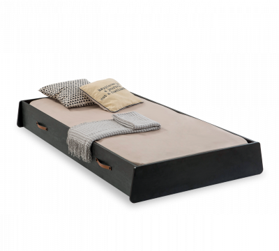 Dark Metal Pull-out Bed (90x190 Cm) מערכת מגירות