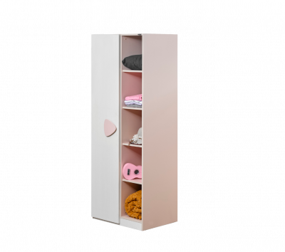 ארון דלת אחת עם מדפי צד פתוחים NORA 